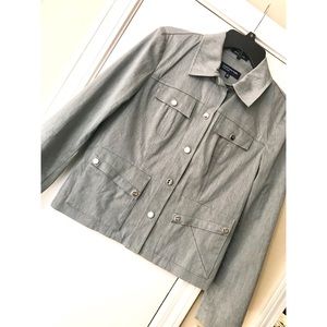 Jones New York grey jacket